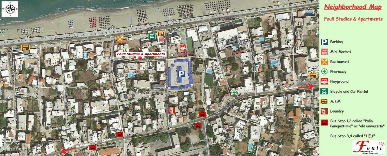 Fouli Studios & Apartments Rethymno  Ngoại thất bức ảnh